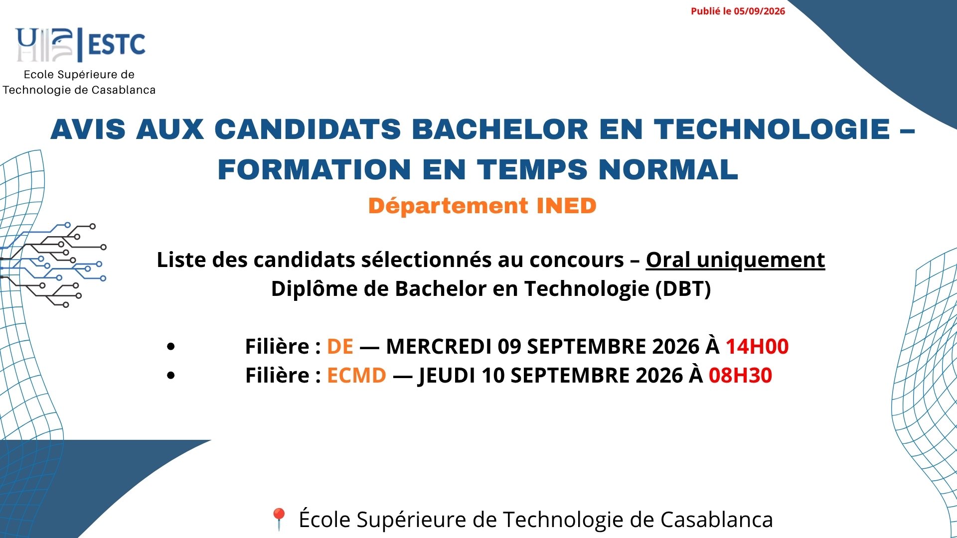 Bleu et Blanc Flèche Graphique Présentation (2)