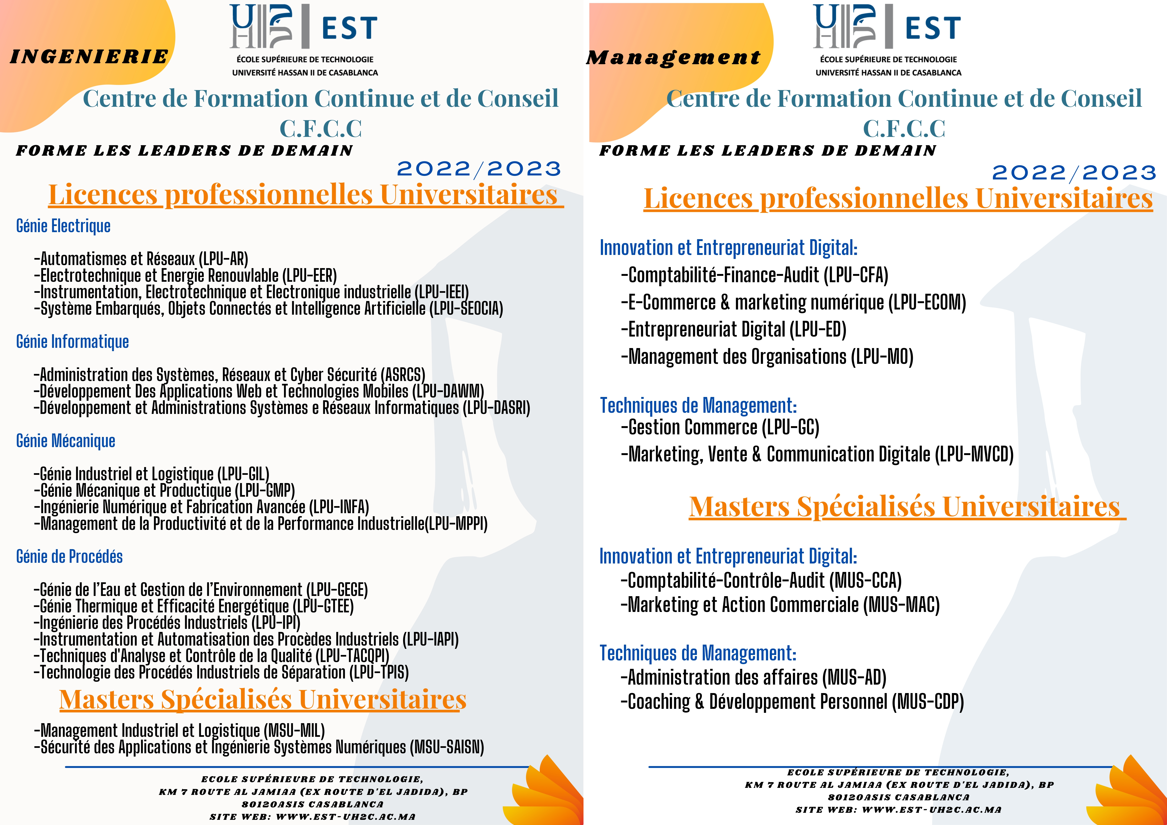 mangement et ingénierie